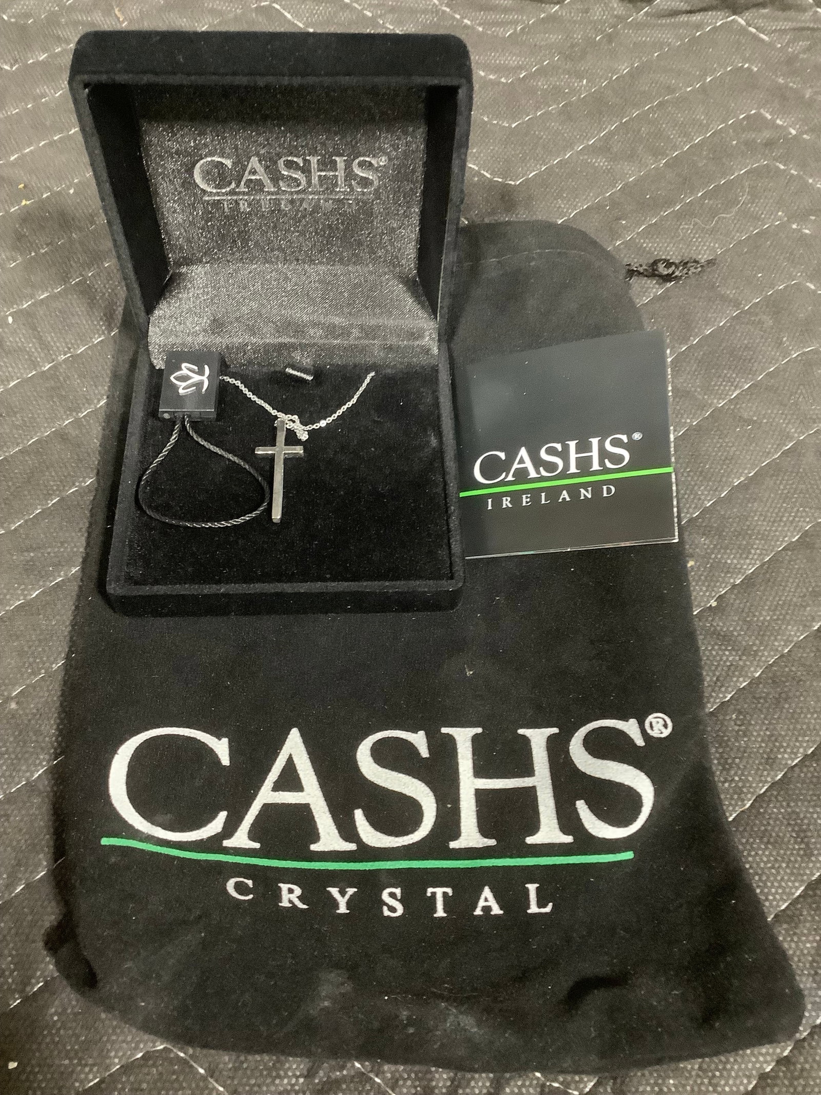 Cashs Crystal Cross Necklace: Cashs Crystal Cross Necklace