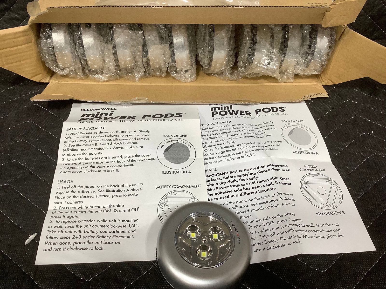 Mini Power Pods Battery Operated LED Lights *new* (1 of 1)