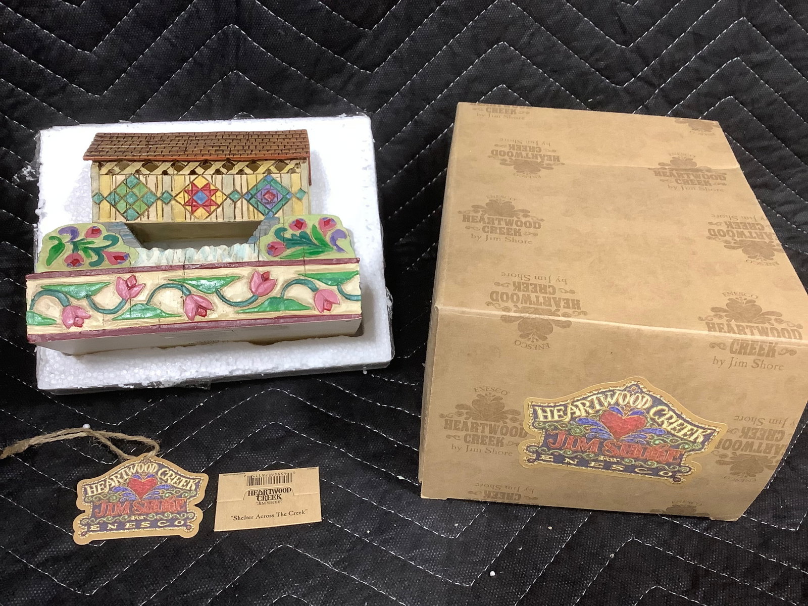 Heartwood Creek 'Shelter Across the Creek' Covered Bridge Figurine (1 of 1)