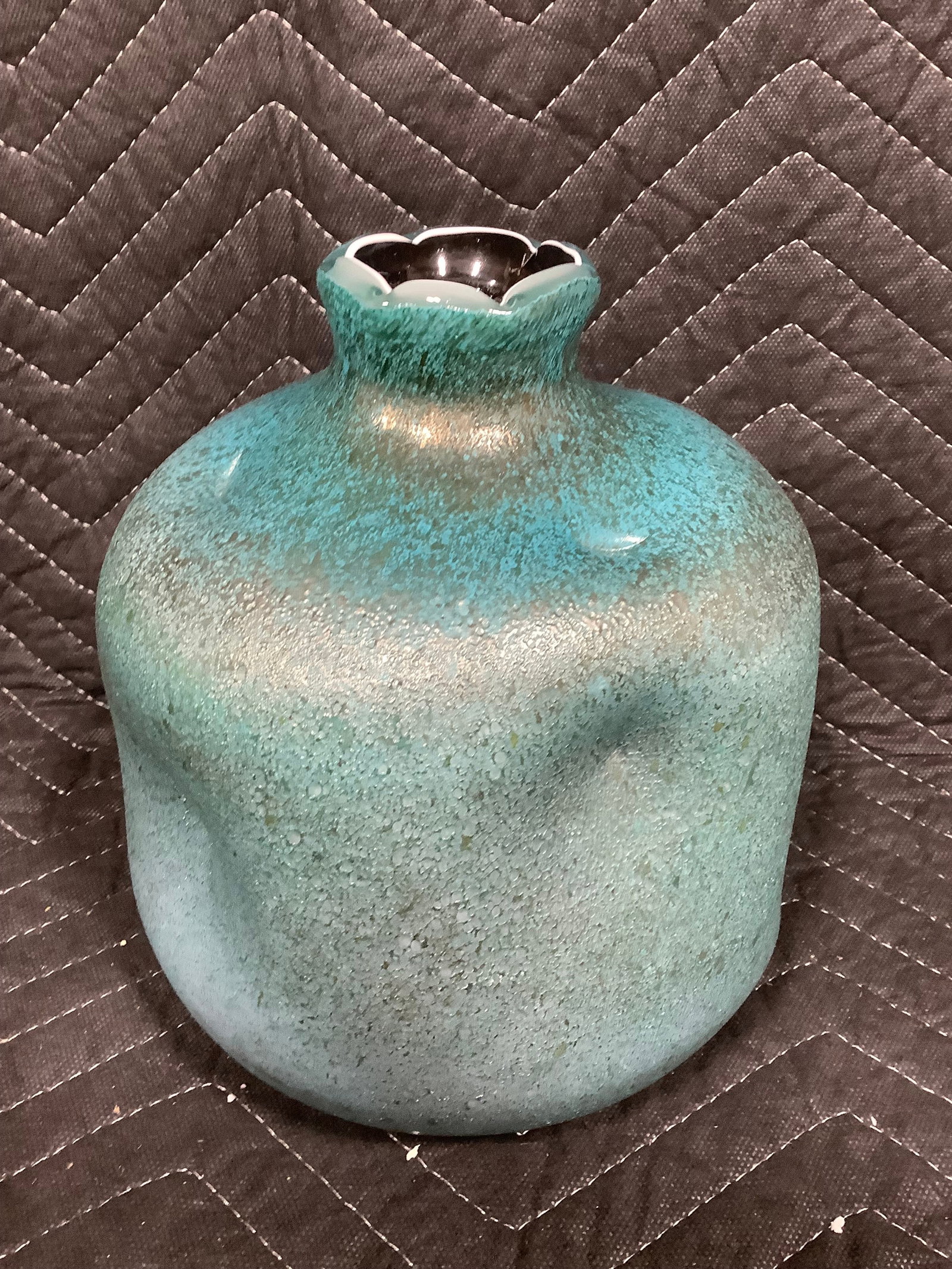 Artist Made Ceramic Studio Pottery Vase (8.5in Tall) (1 of 1)