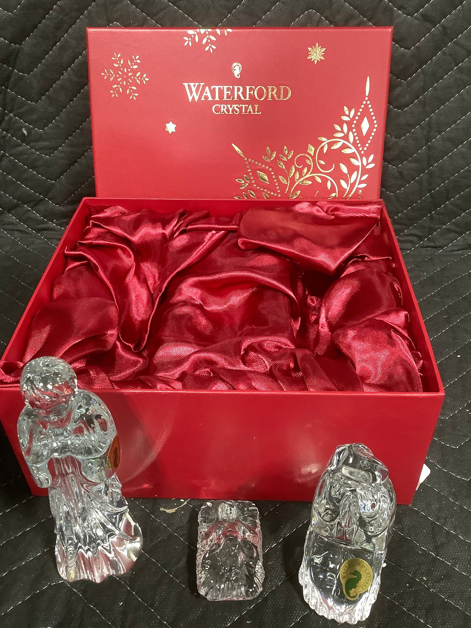 Waterford Crystal Nativity Holy Family Set (Tallest - 6.5in) (1 of 1)