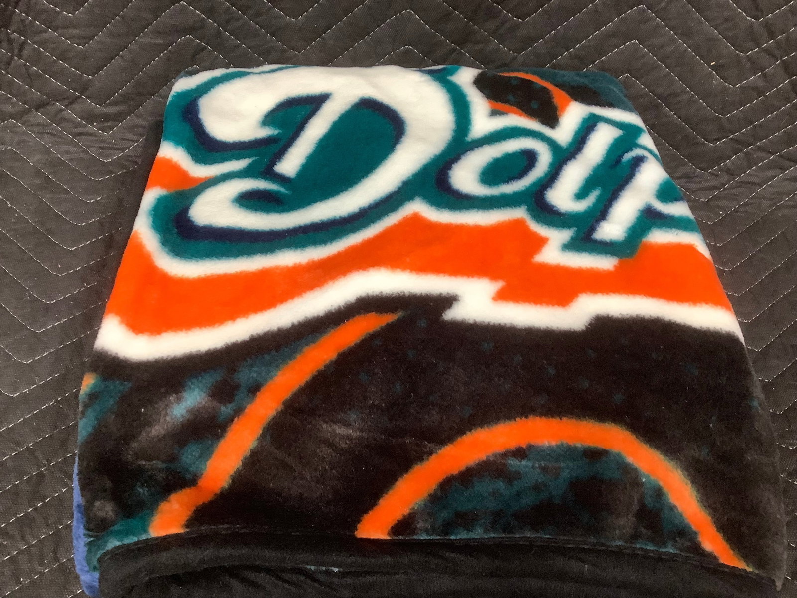 NFL Miami Dolphins Throw Blanket (50in60in) (1 of 1)