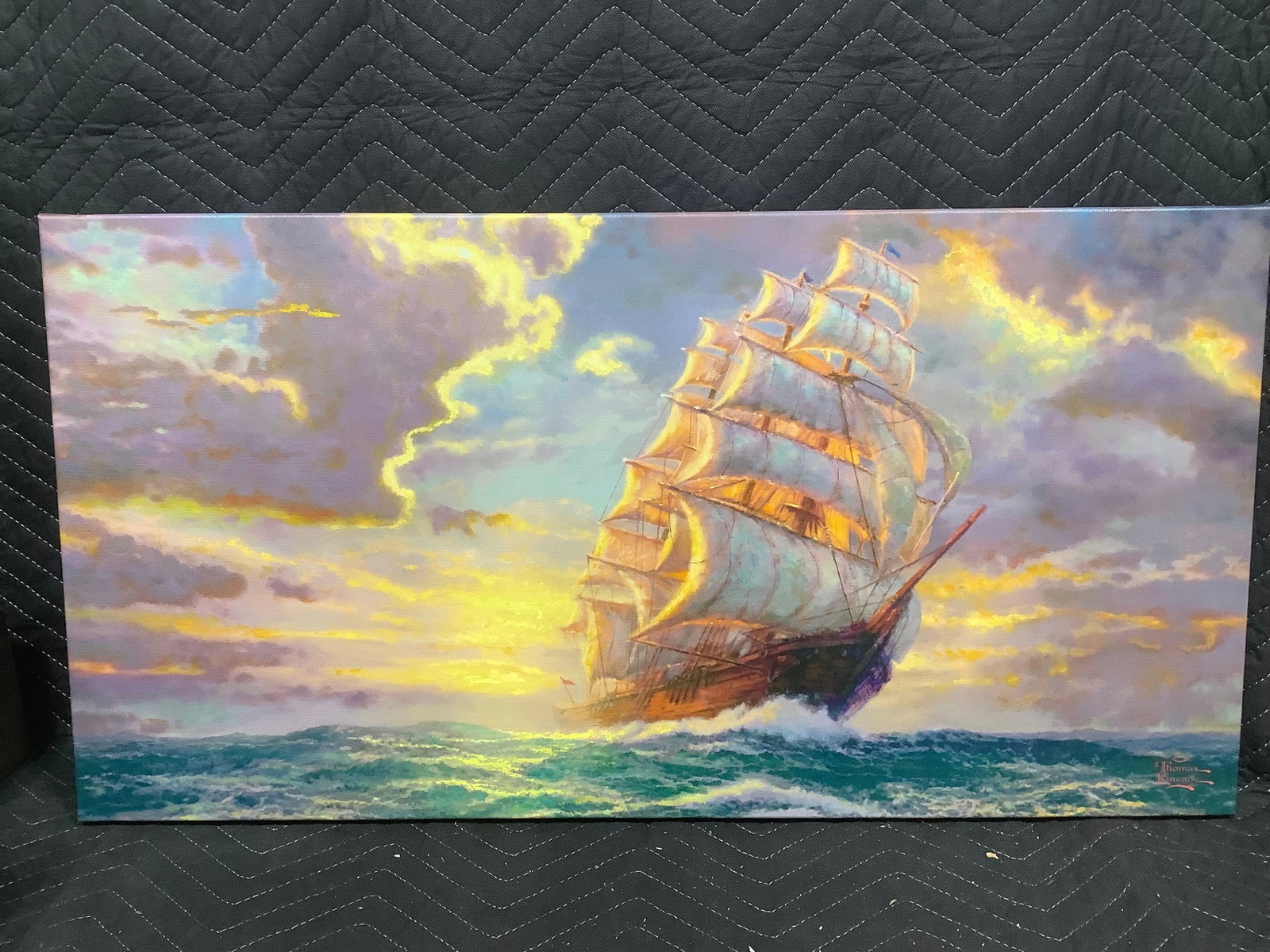Thomas Kinkade canvas art print(16inx31in) (1 of 1)