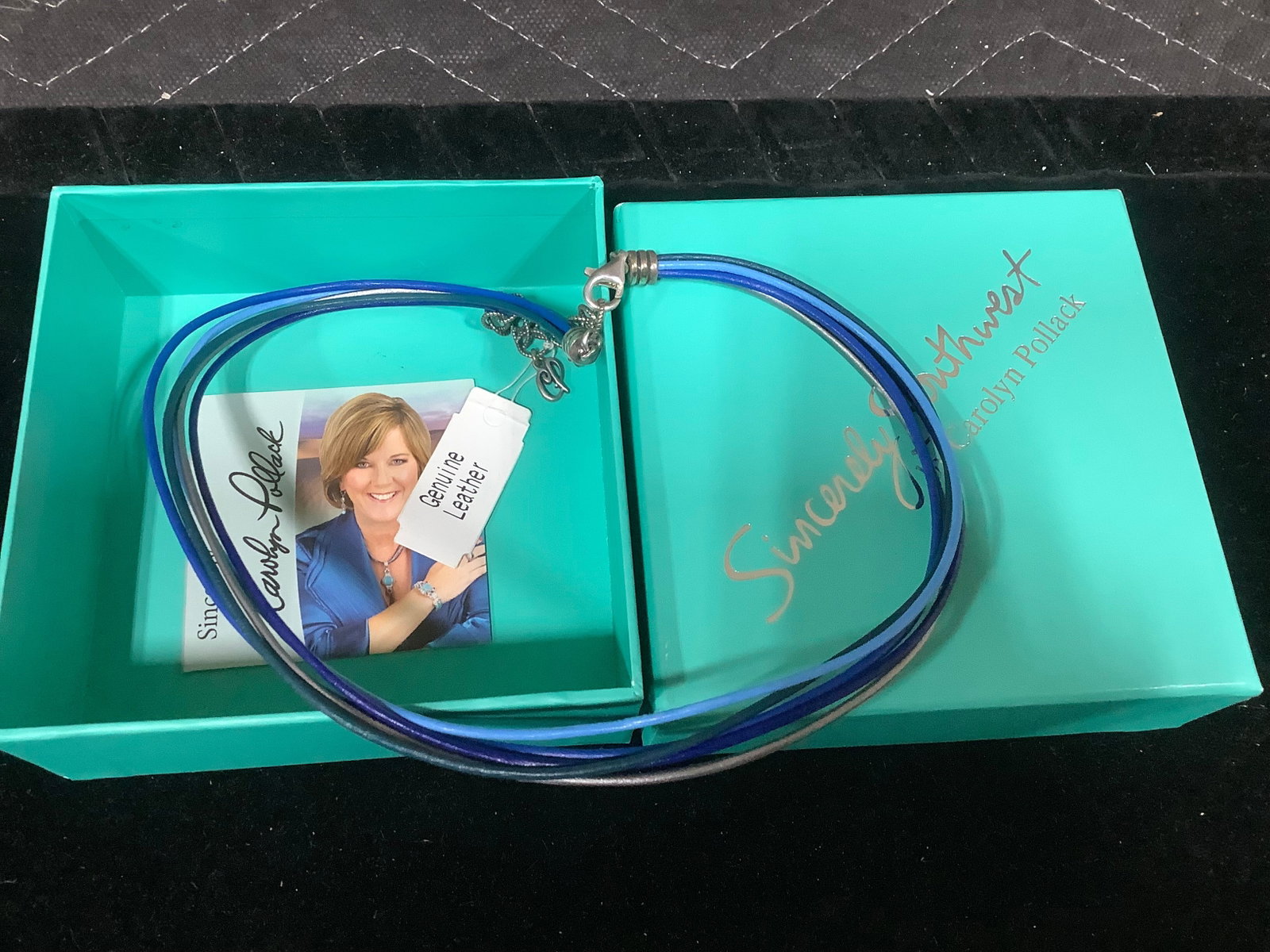 Carolyn Pollack Sterling Multi-Strand Leather Cords Bracelet: Carolyn Pollack Sterling Multi-Strand Leather Cords Bracelet