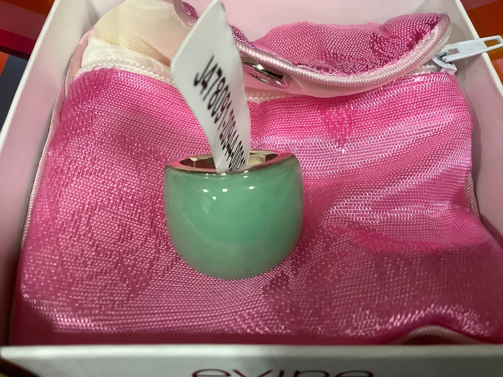 Murano Glass Ring - Red (Size: 8): Murano Glass Ring - Red (Size: 8)