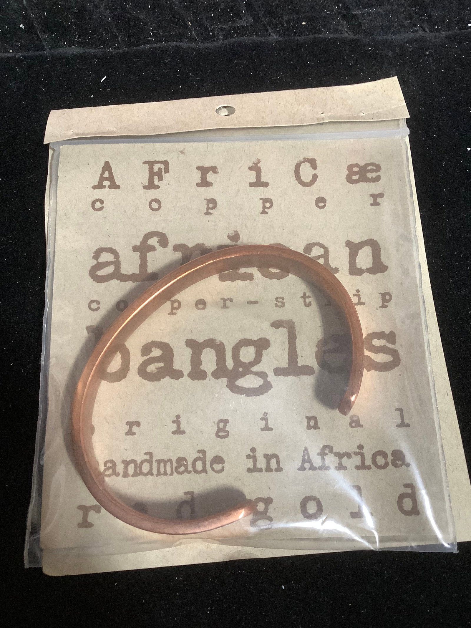 African Copper Cuff Bracelet: African Copper Cuff Bracelet