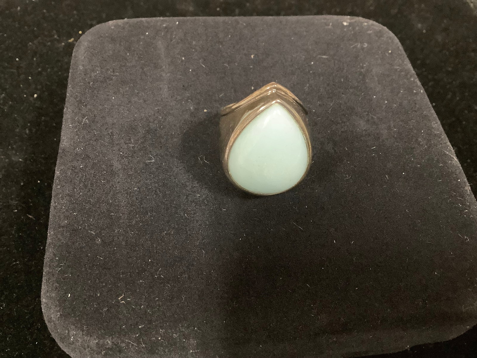 Barbara Palacios Sterling Bold Blue Quartzite Ring (Size: 8) (1 of 1)