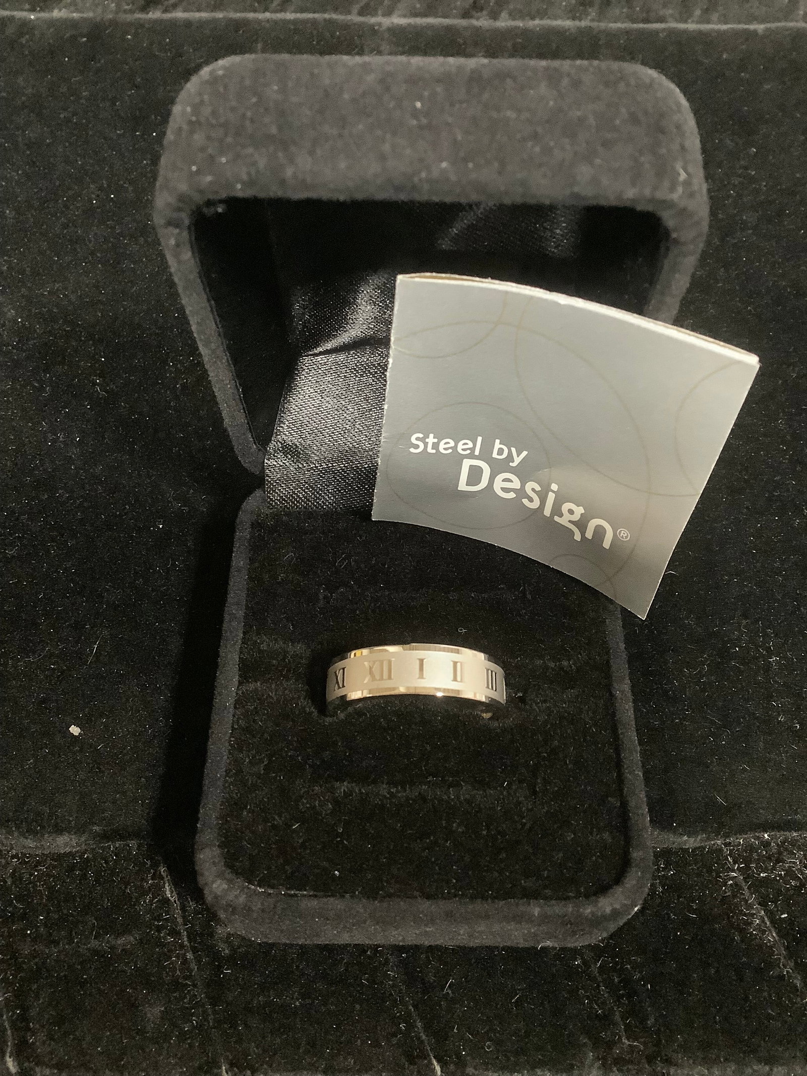 Steel by design roman numeral ring stainless steel(8) (1 of 1)