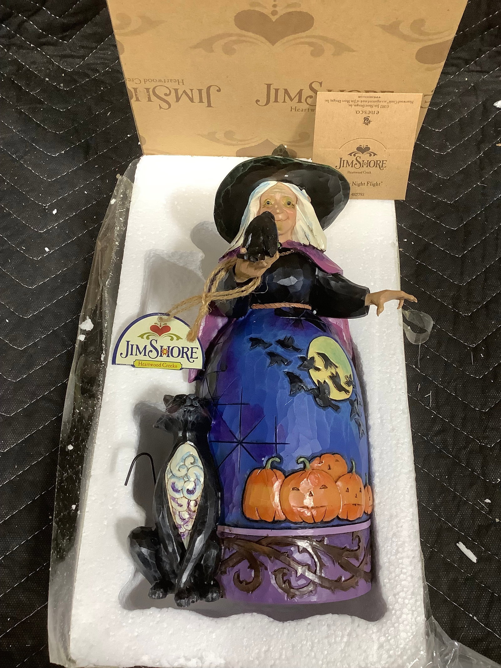 Jim Shore heartwood creek Friday Night flight collectible(10.5in tall)*new in box* (1 of 1)