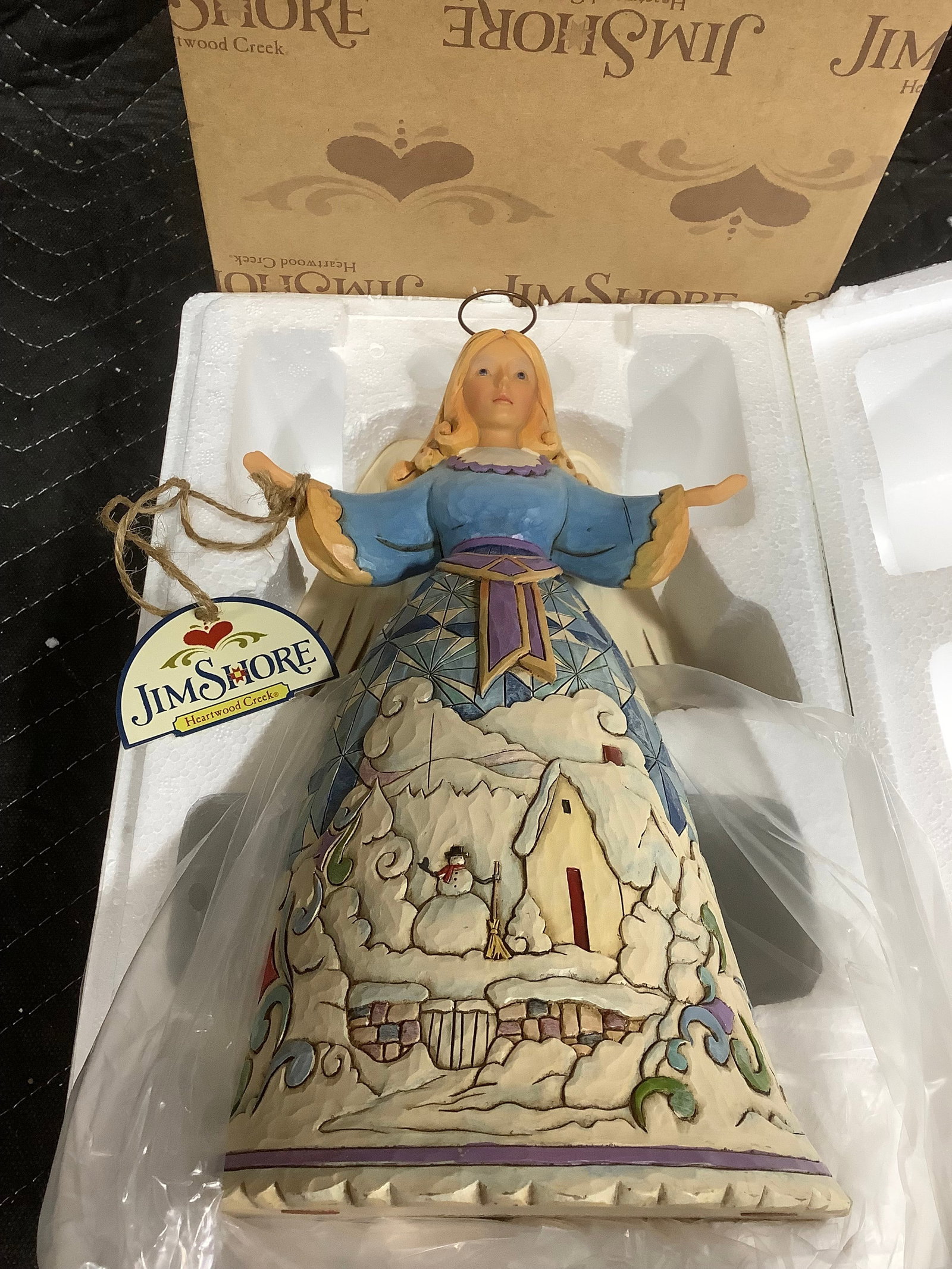 Jim Shore Heartwood creek angel figurine collectible(9.5in tall)*new in box* (1 of 1)