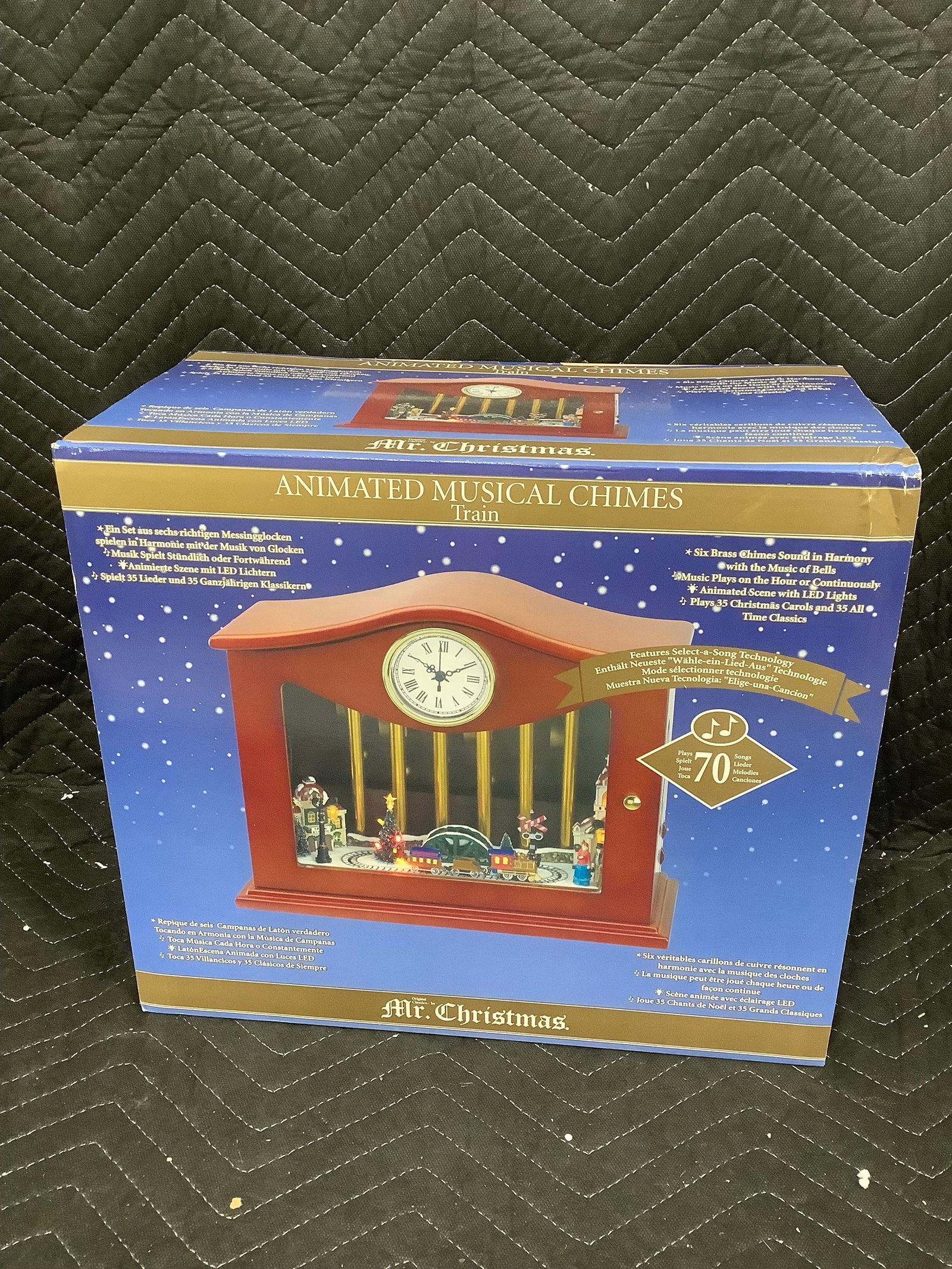 Mr. Chrostmas Animated musical chimes train*new in package* (1 of 1)