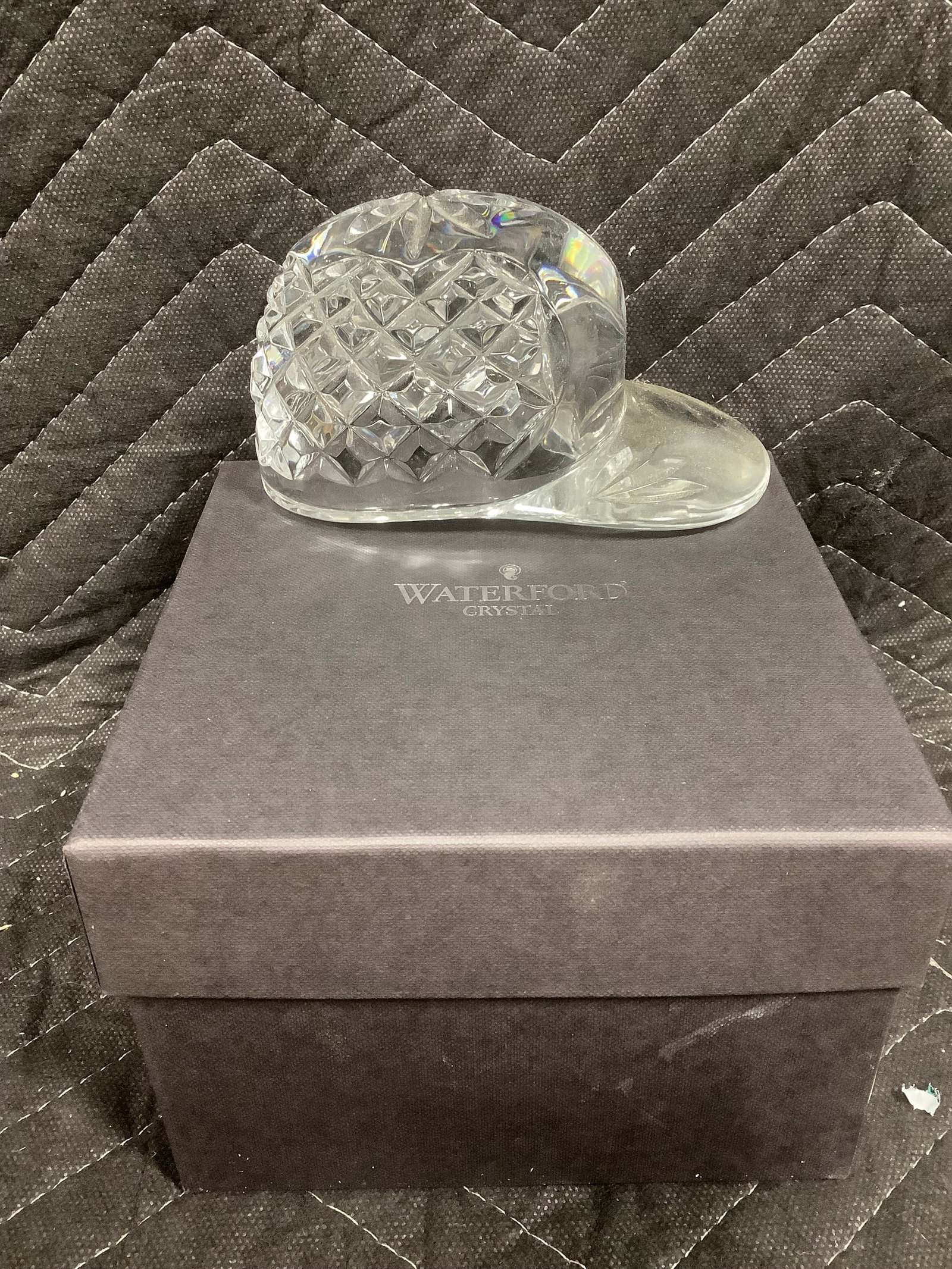 Waterford crystal baseball hat: Waterford crystal baseball hat