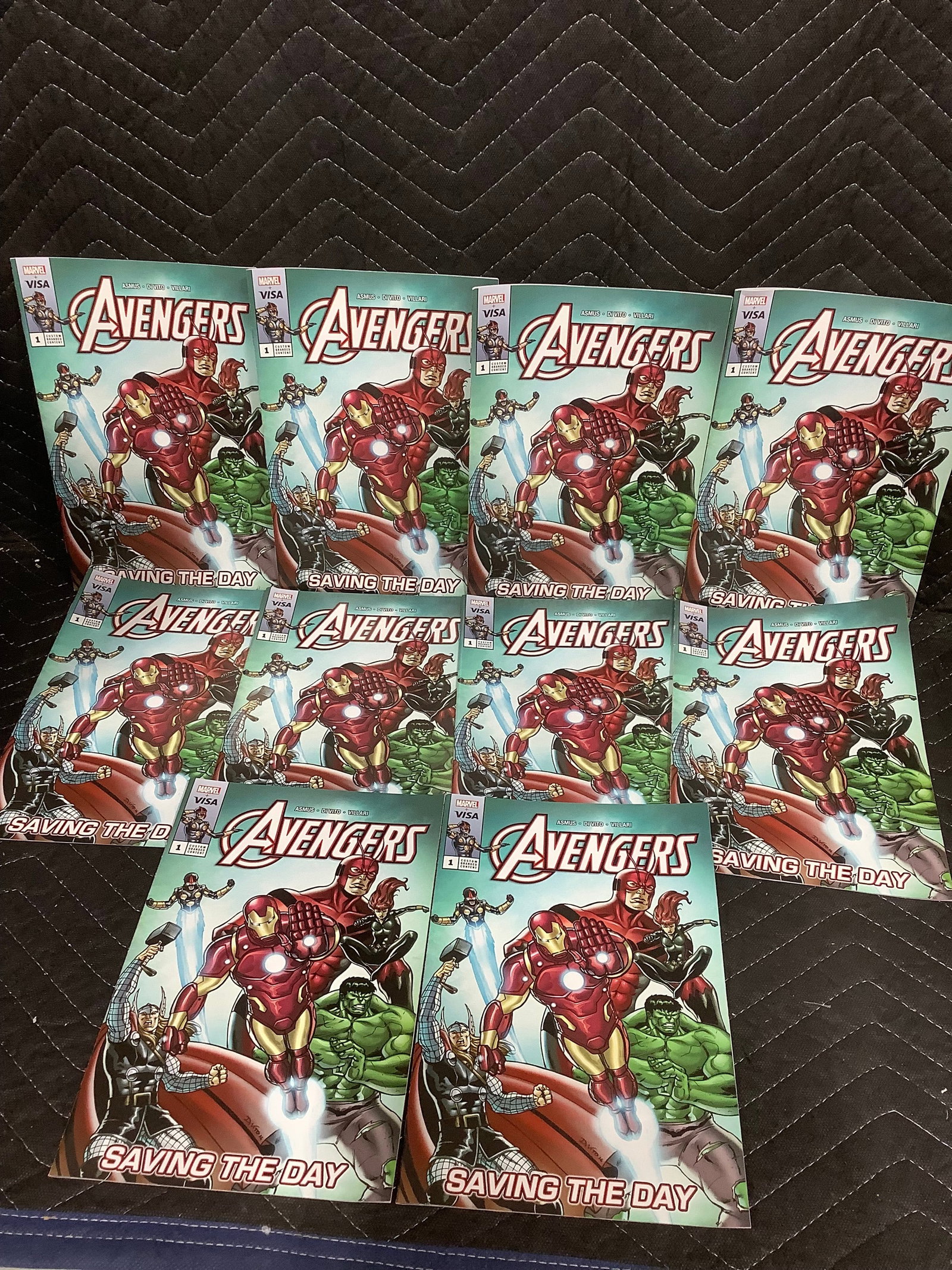 Avengers saving the day comic book lot (1 of 1)