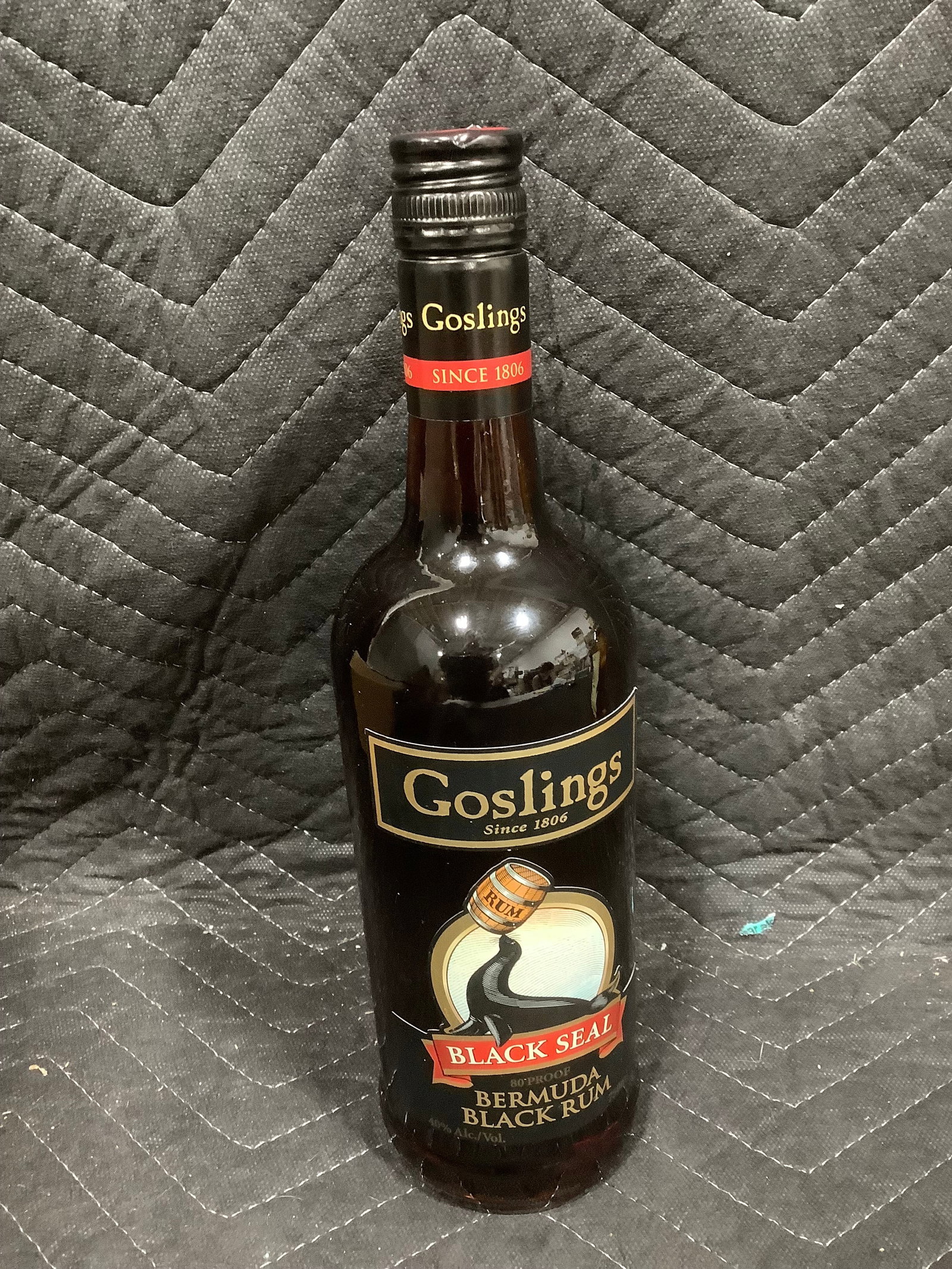 Goslings black seal bermuda black rum(750mL, unopened) (1 of 1)