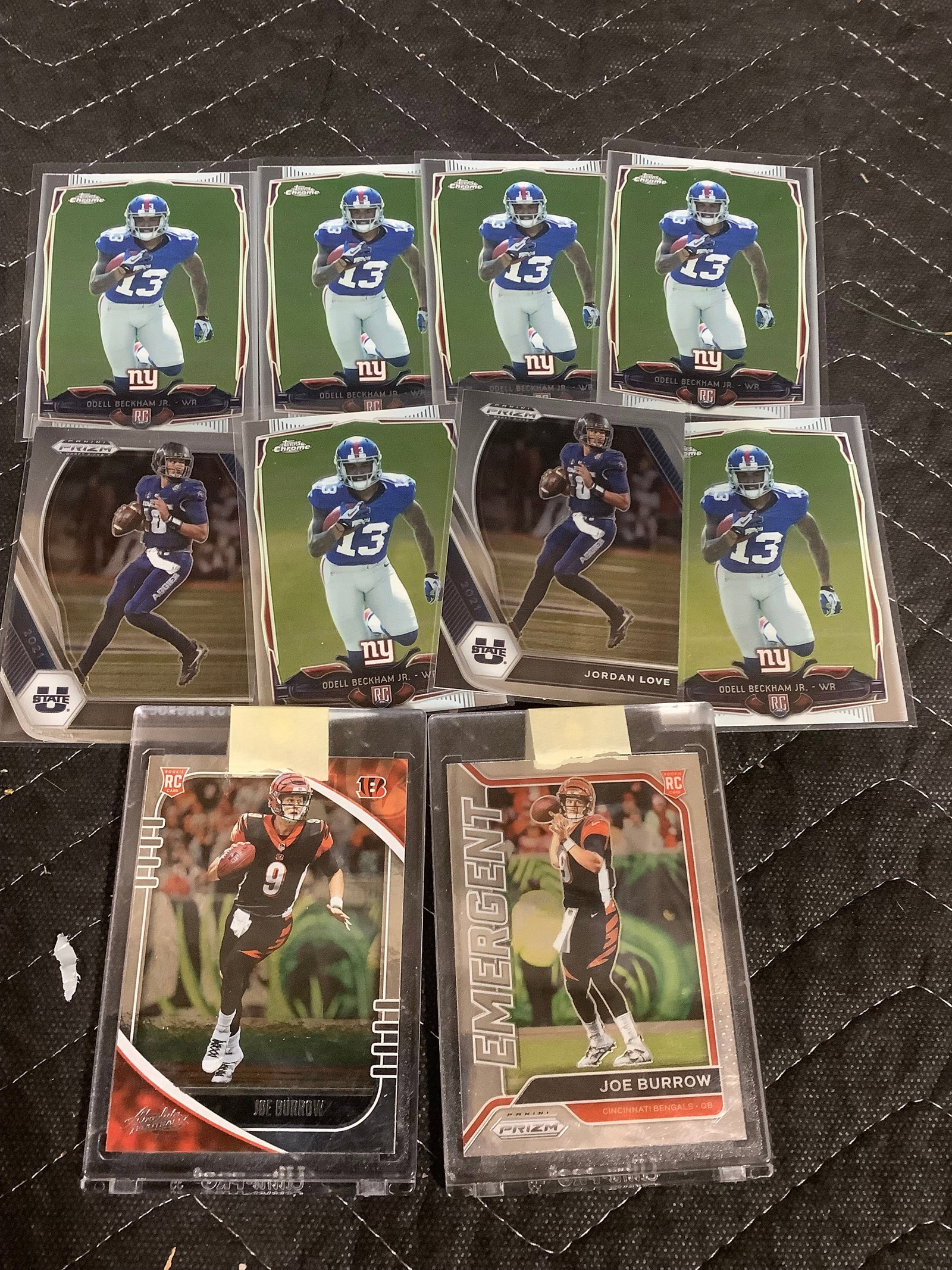 Various Football Cards (Jordan Love, Joe Burrow, etc): Various Football Cards (Jordan Love, Joe Burrow, etc)