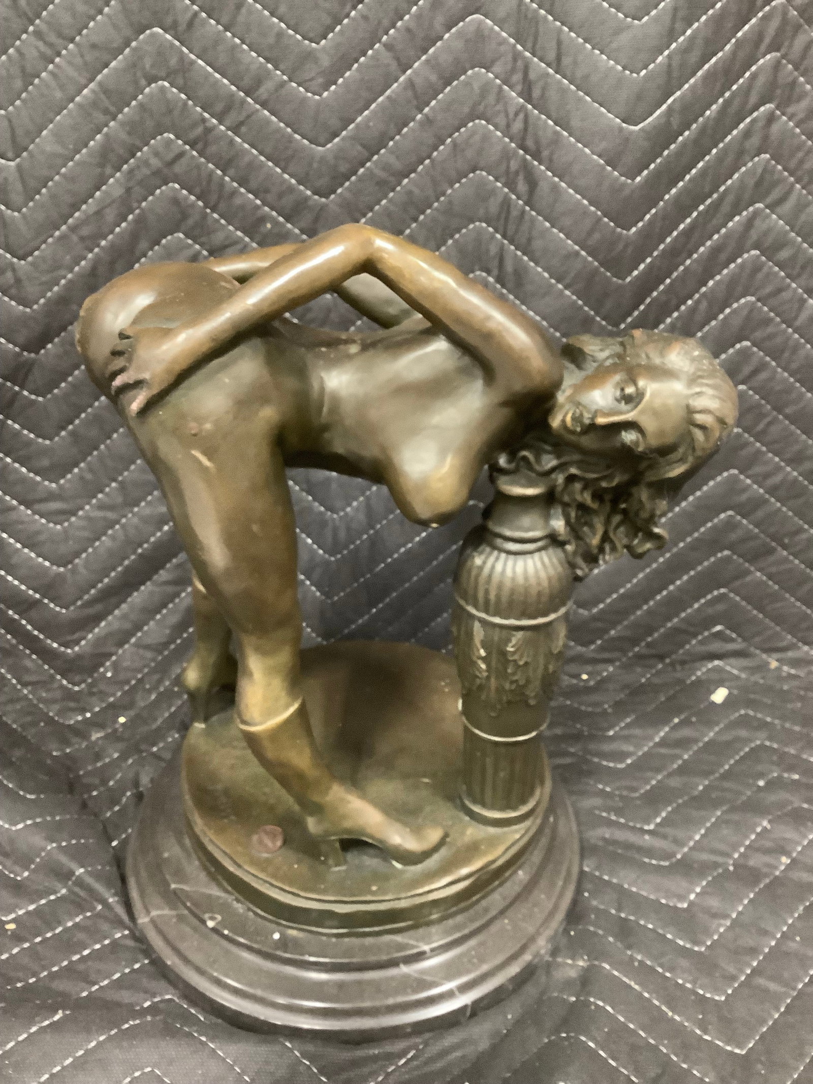 European Bronze Finest Erotic Woman Sculpture by Preiss: European Bronze Finest Erotic Woman Sculpture by Preiss