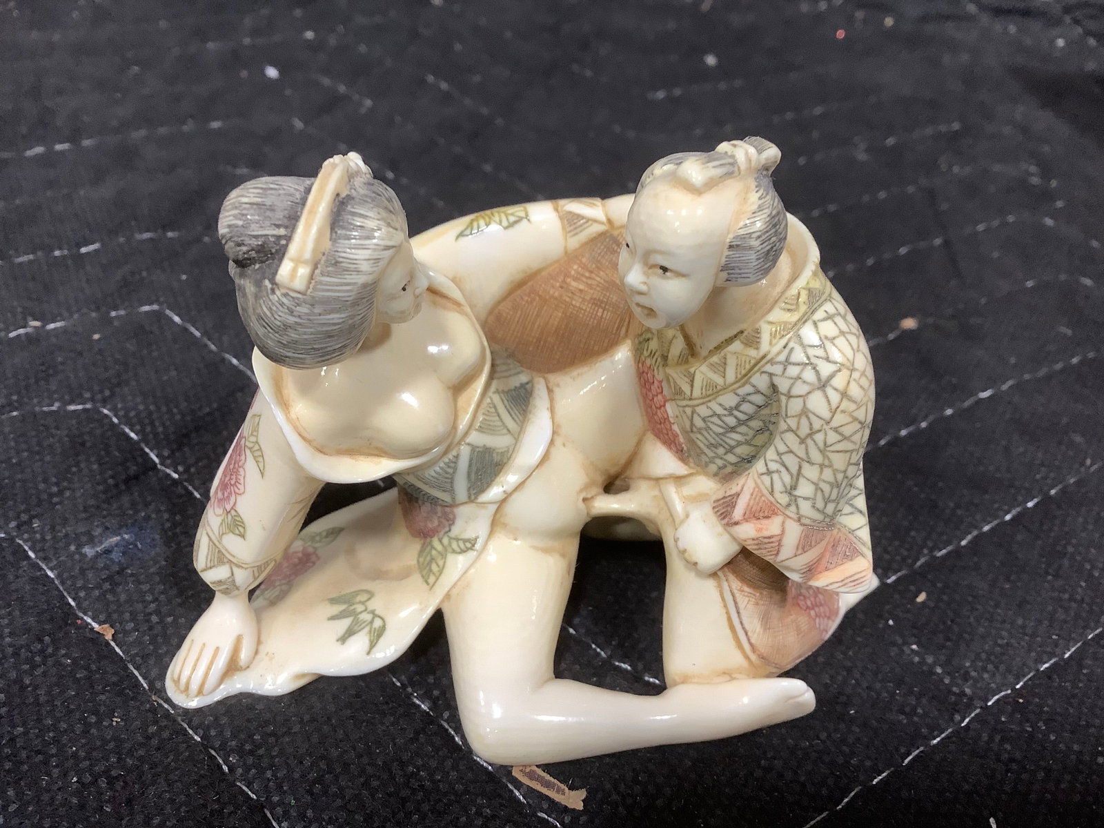 Carved Bone Adult Figure (1 of 1)