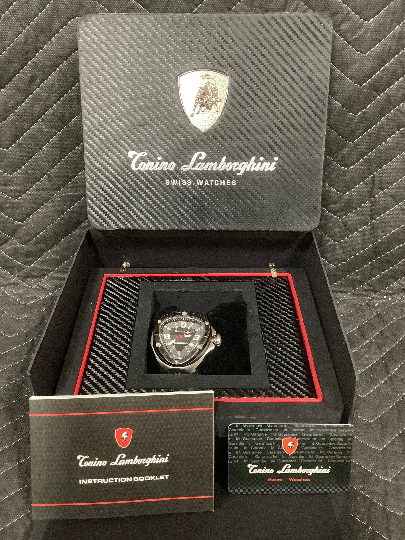Conino Lamborghini Swiss Watch with Case (1 of 1)