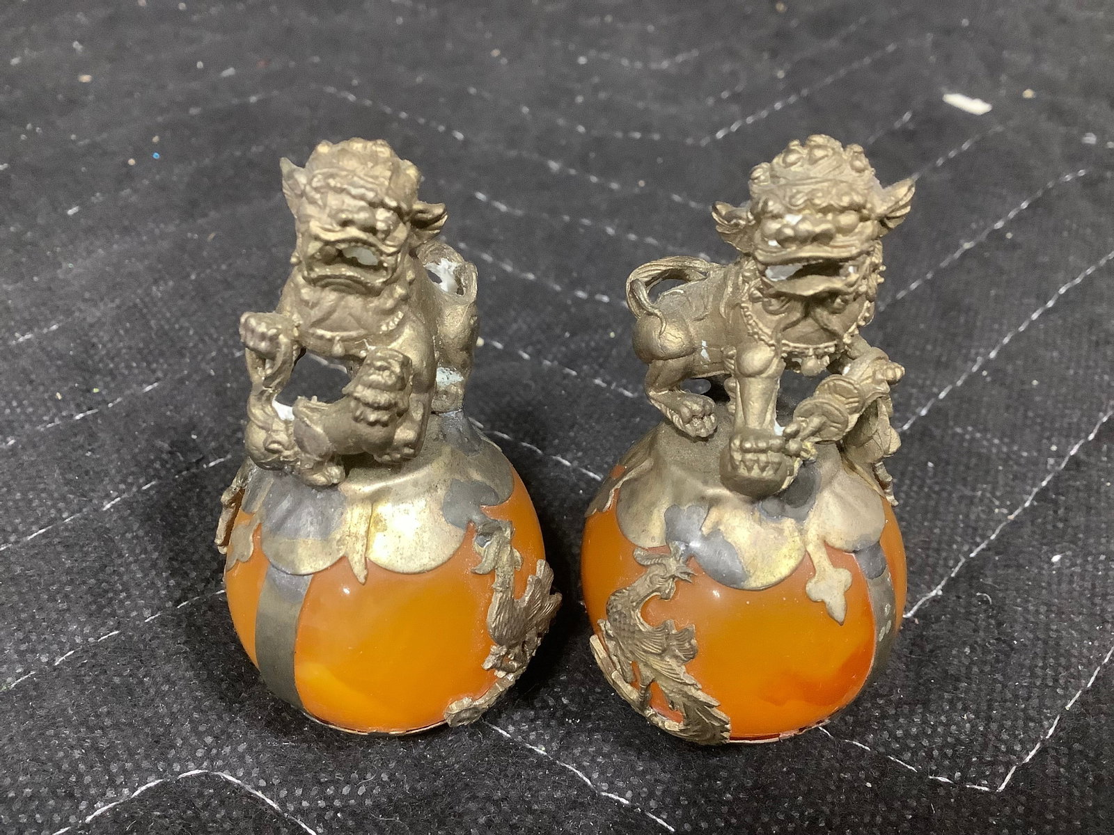 Decorative Chinese Foo Dog Figures (1 of 1)