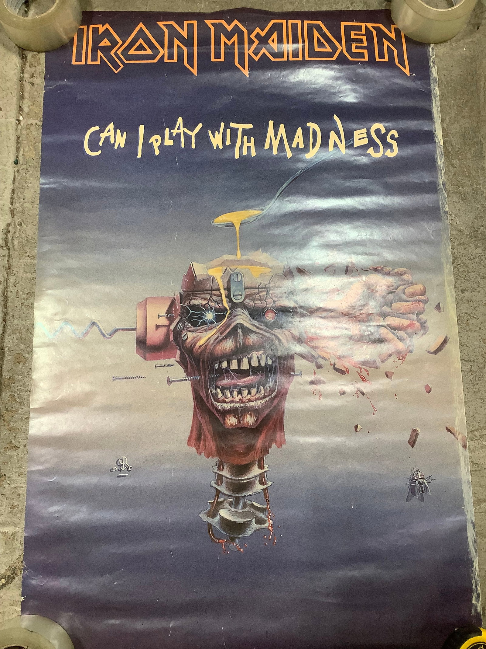 1988 Iron Maiden Poster (22inx33in): 1988 Iron Maiden Poster (22inx33in)