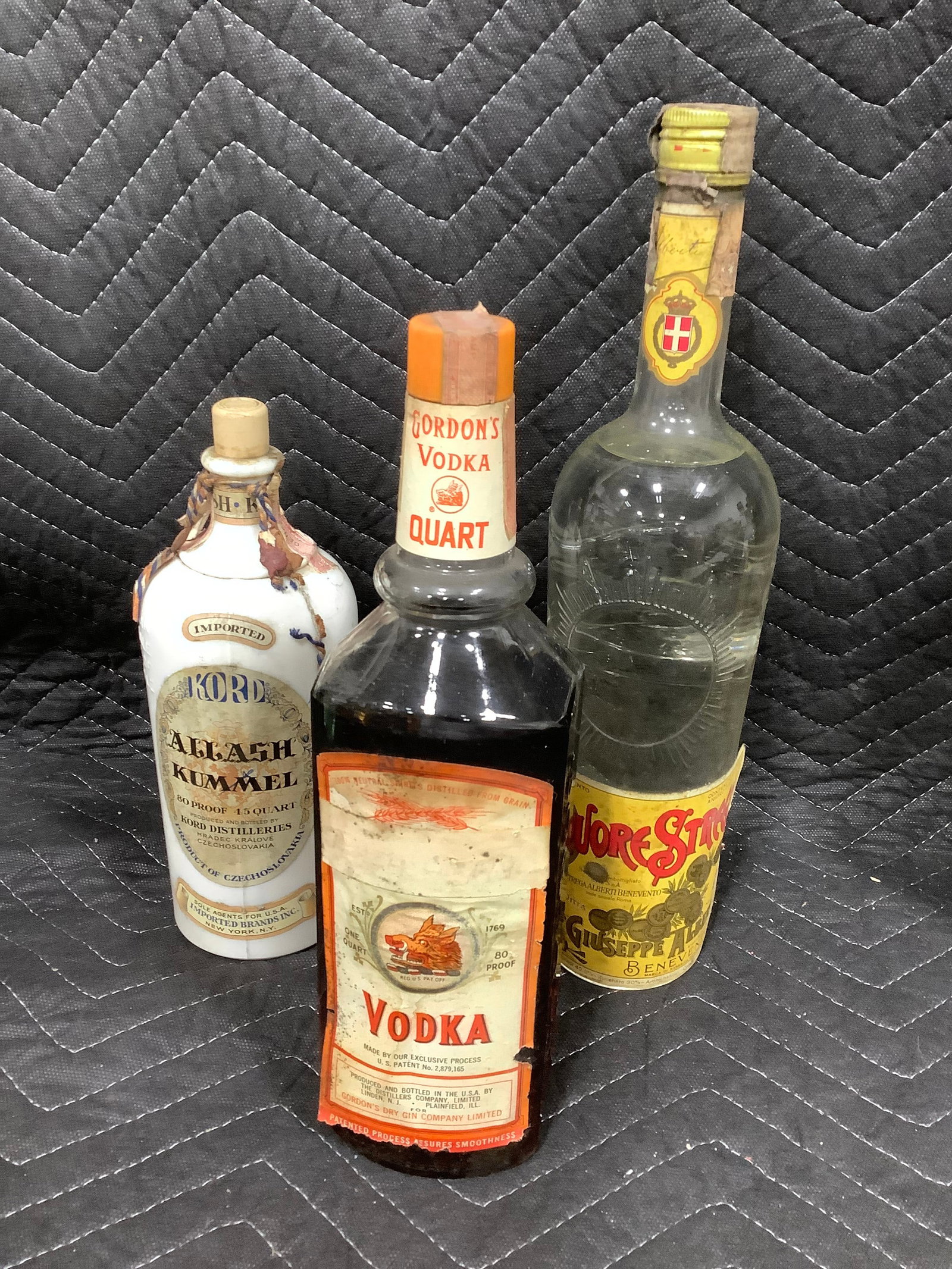 Various alcohol(different amoounts in each): Various alcohol(different amoounts in each)