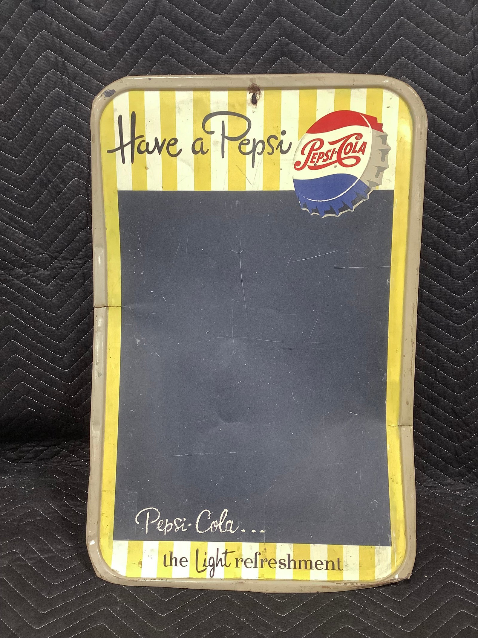Vintage Original Pepsi chalkboard(19.5inx9.5in) (1 of 1)
