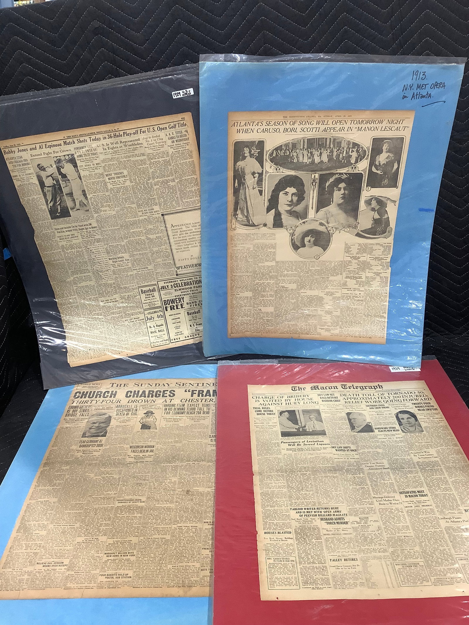 Vintage large newspaper cutouts (1 of 1)