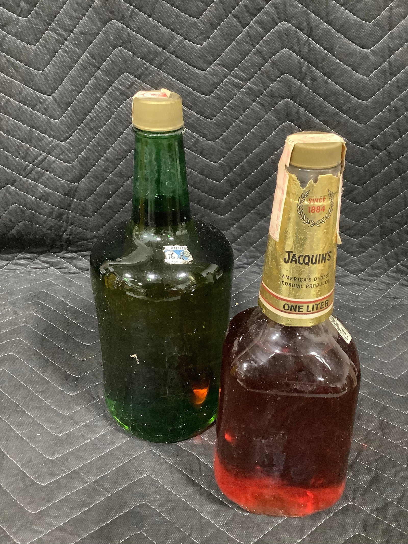 Jacquins liqueur(1L-sealed) and Maryland liquor(1.75L) (1 of 1)