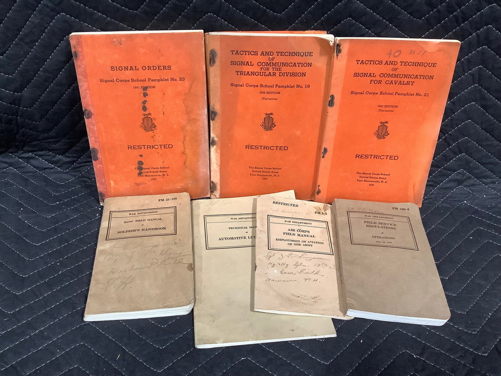 Vintage manual booklets/Signal corps pamphlets: Vintage manual booklets/Signal corps pamphlets