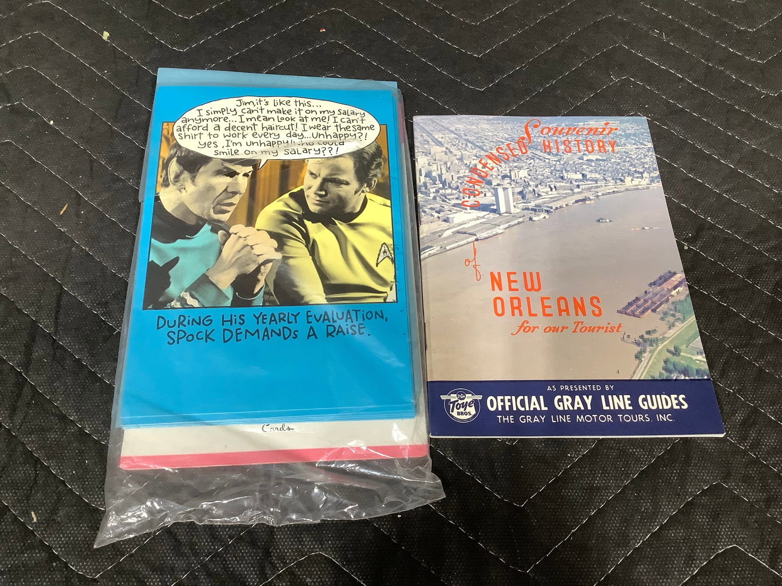 Vintage Star trek cards and New Orleans condensed history booklet (1 of 1)