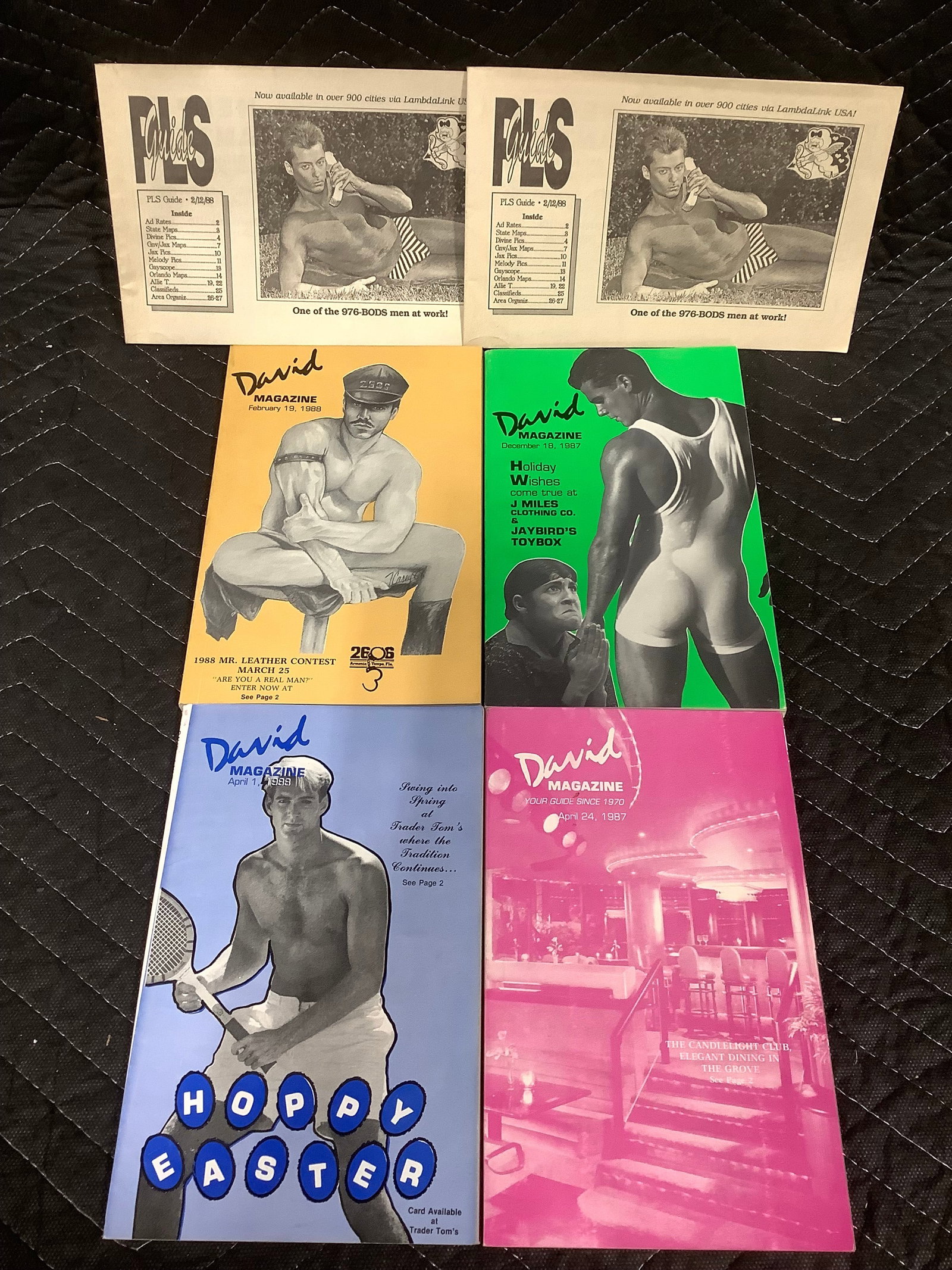 Vintage David magazines and PLS guides: Vintage David magazines and PLS guides