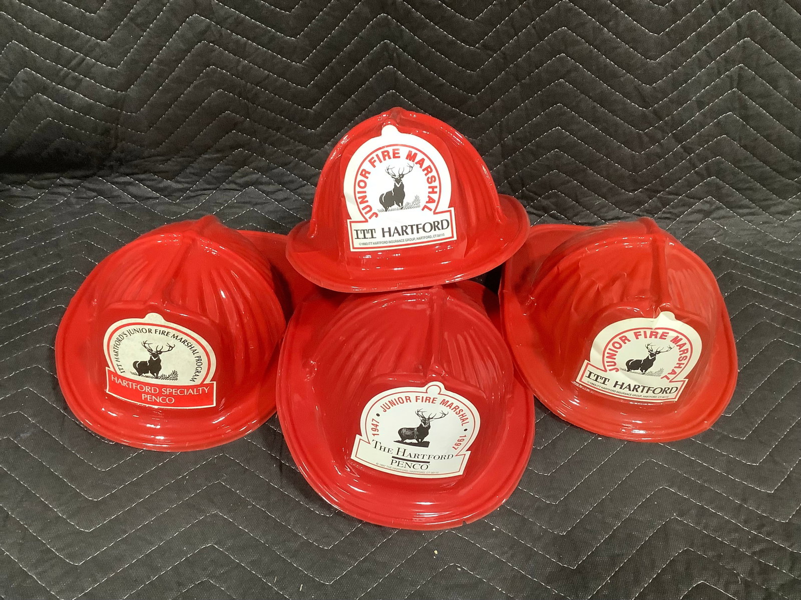 ITT Hartford junior fire marshall hats: ITT Hartford junior fire marshall hats