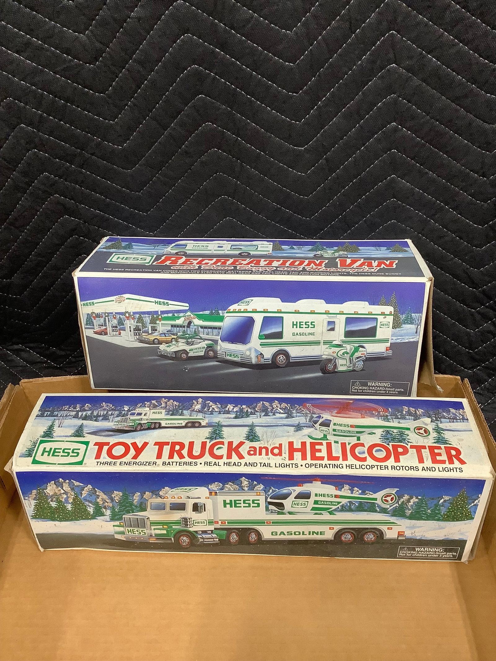 HESS collectibles in box: HESS collectibles in box