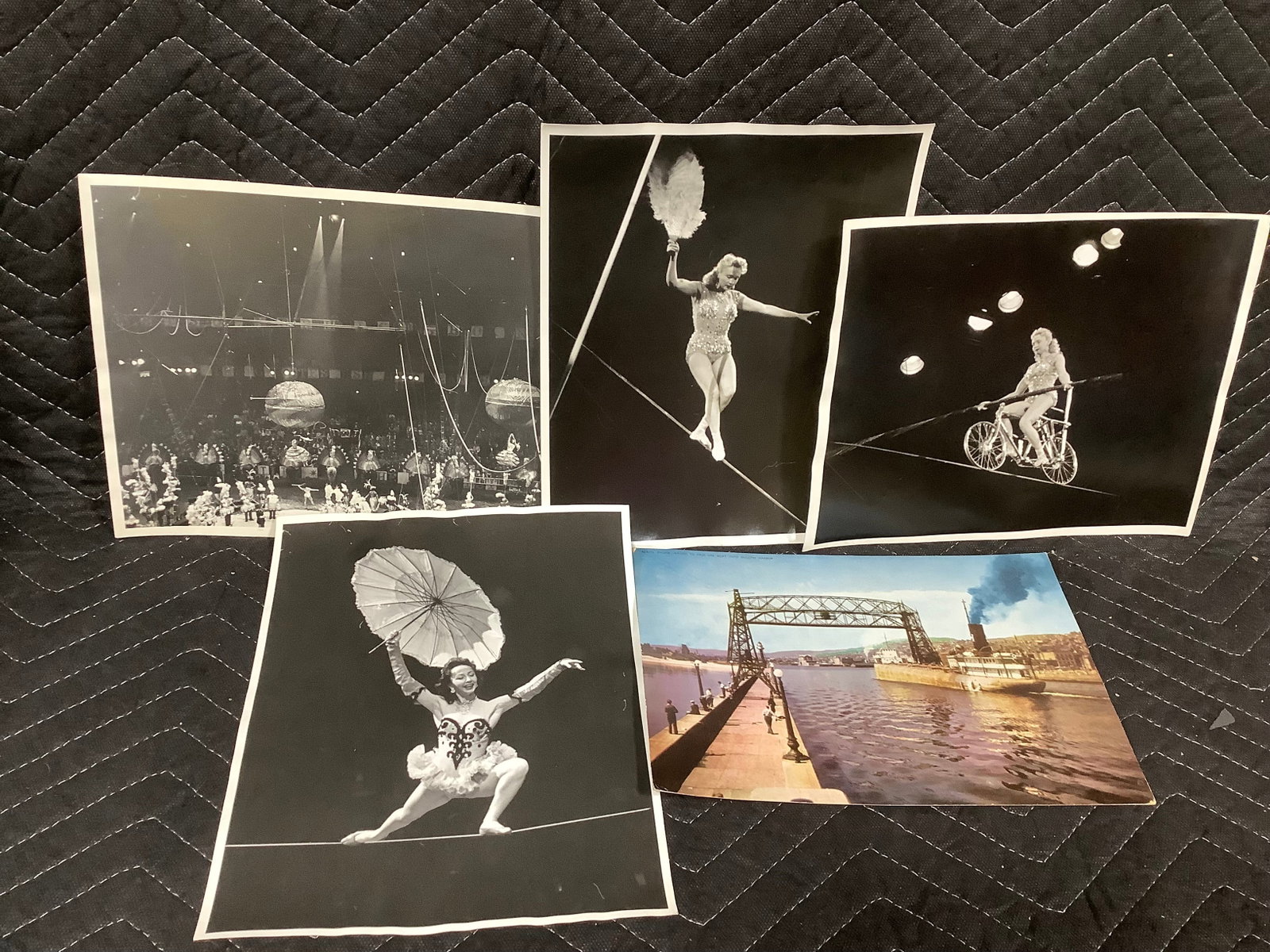 Early circus photos and XL postcard (1 of 1)