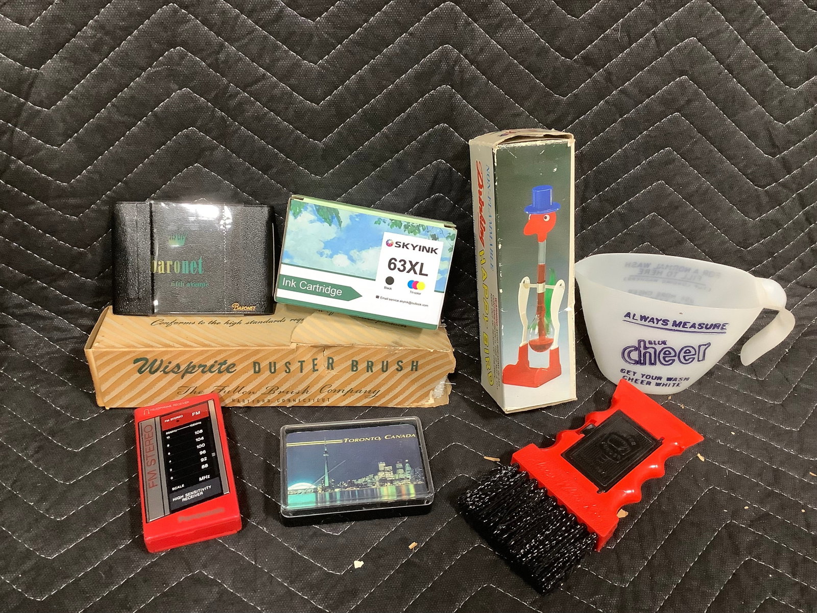 FM stereo, 63XL ink cartridge, drinking happy bird, and more: FM stereo, 63XL ink cartridge, drinking happy bird, and more