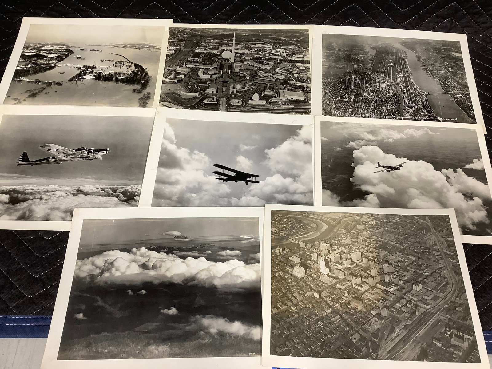 Vintage black and white plane prints (1 of 1)