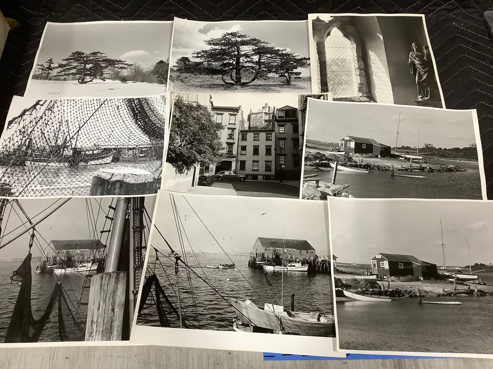Vintage black and white photographic prints: Vintage black and white photographic prints