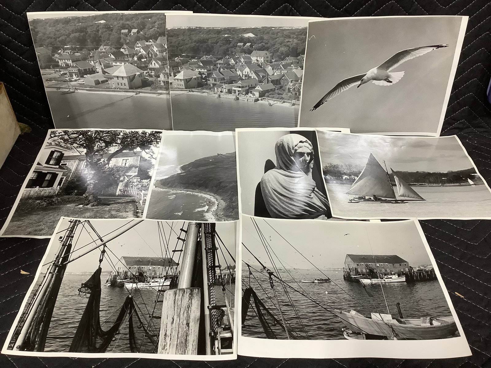Vintage black and white photographic prints: Vintage black and white photographic prints