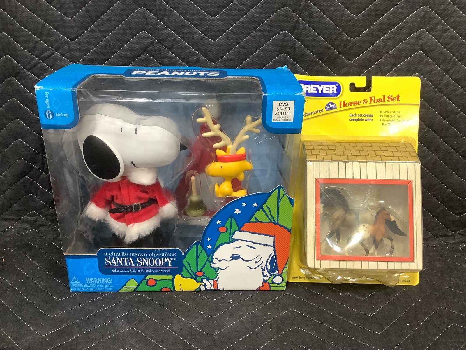 Santa Snoopy Collectible, and Horse & Foal Set *new in boxes* (1 of 1)