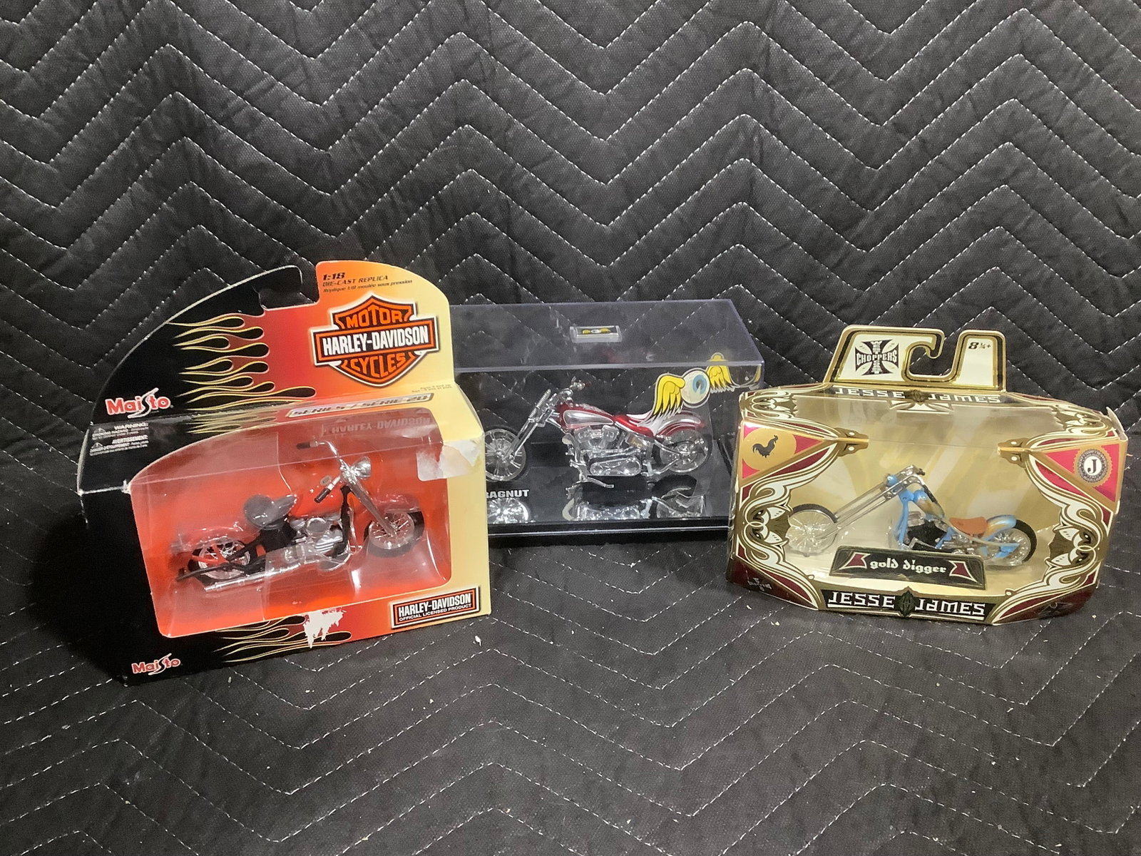 Various Motorcycle Diecast Collectibles - West Coast Choppers, Harley Davidson, etc *new in boxes* (1 of 1)