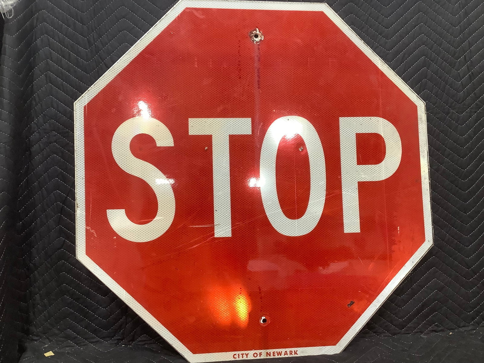 Metal Stop Road Sign (30inx30in) (1 of 1)