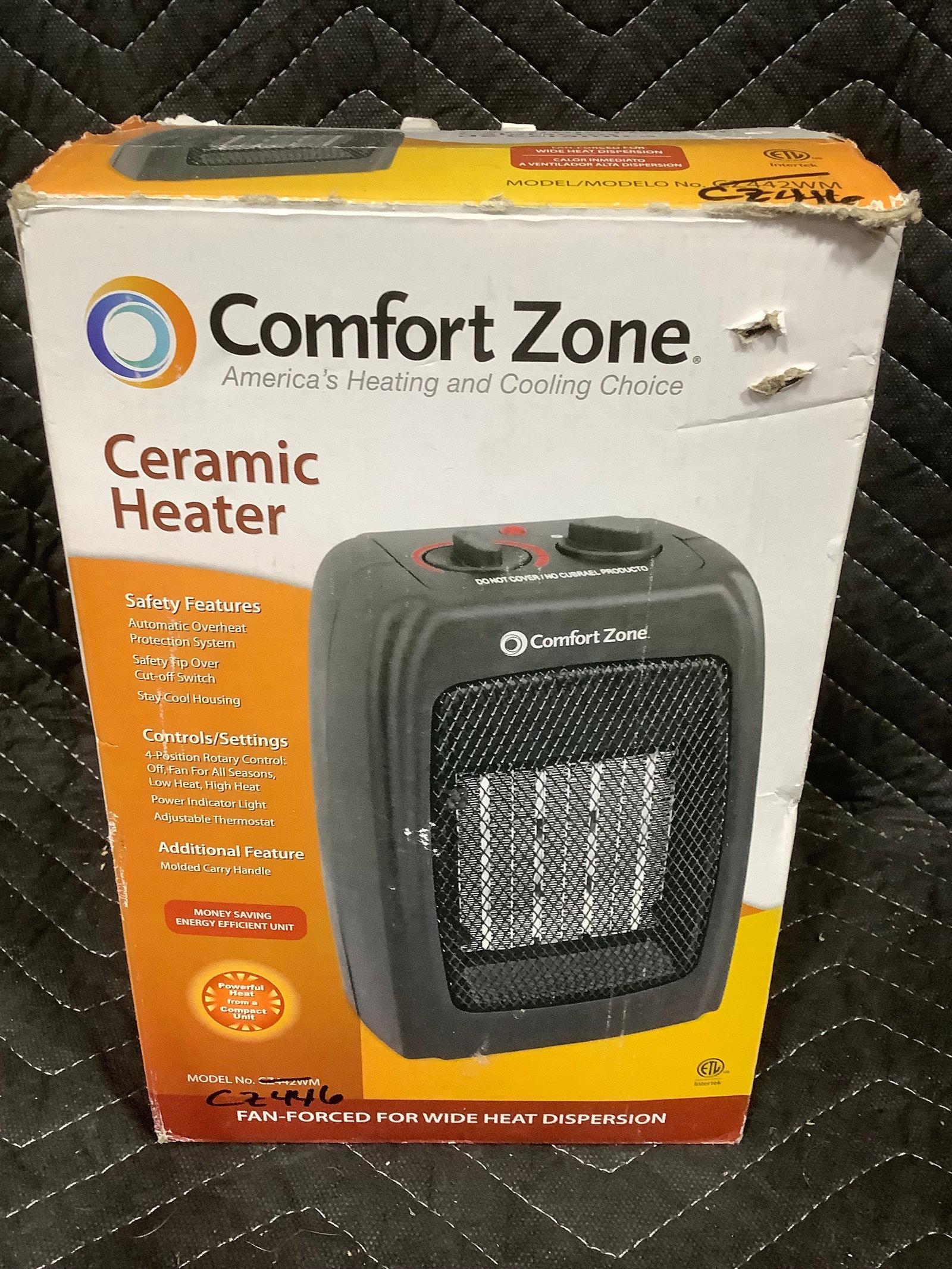 Comfort Zone Ceramic Heater: Comfort Zone Ceramic Heater