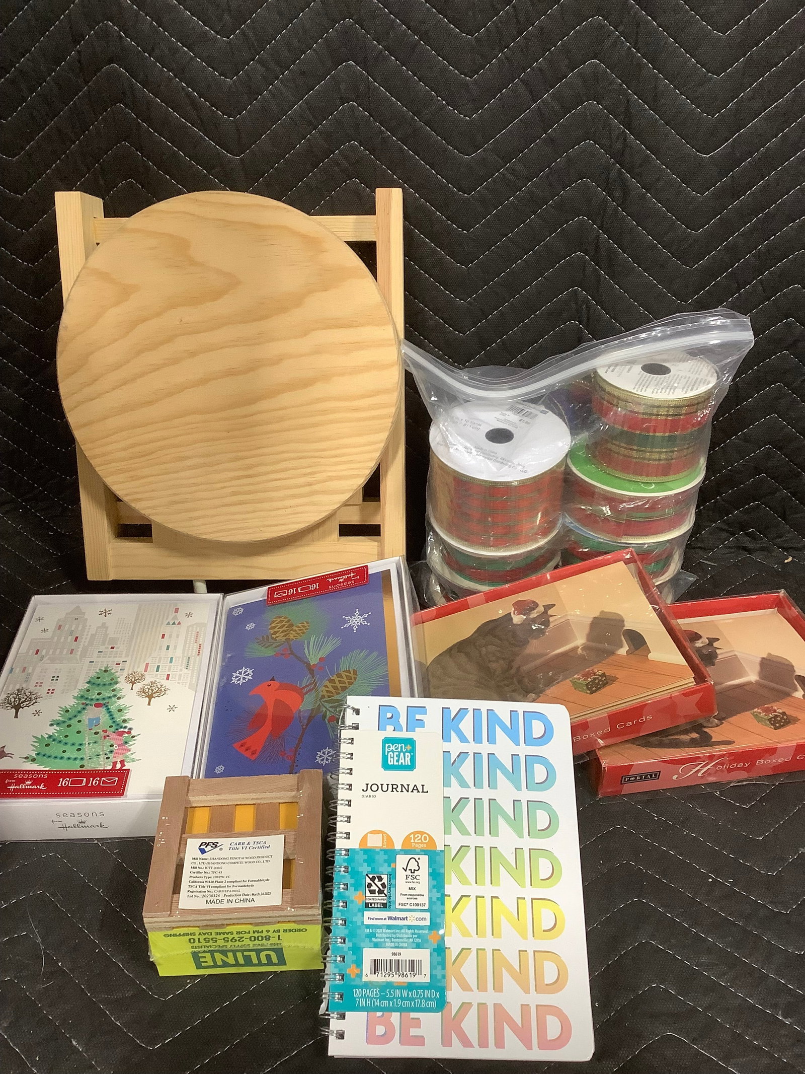 Various Holiday Cards, Ribbon, and more (1 of 1)