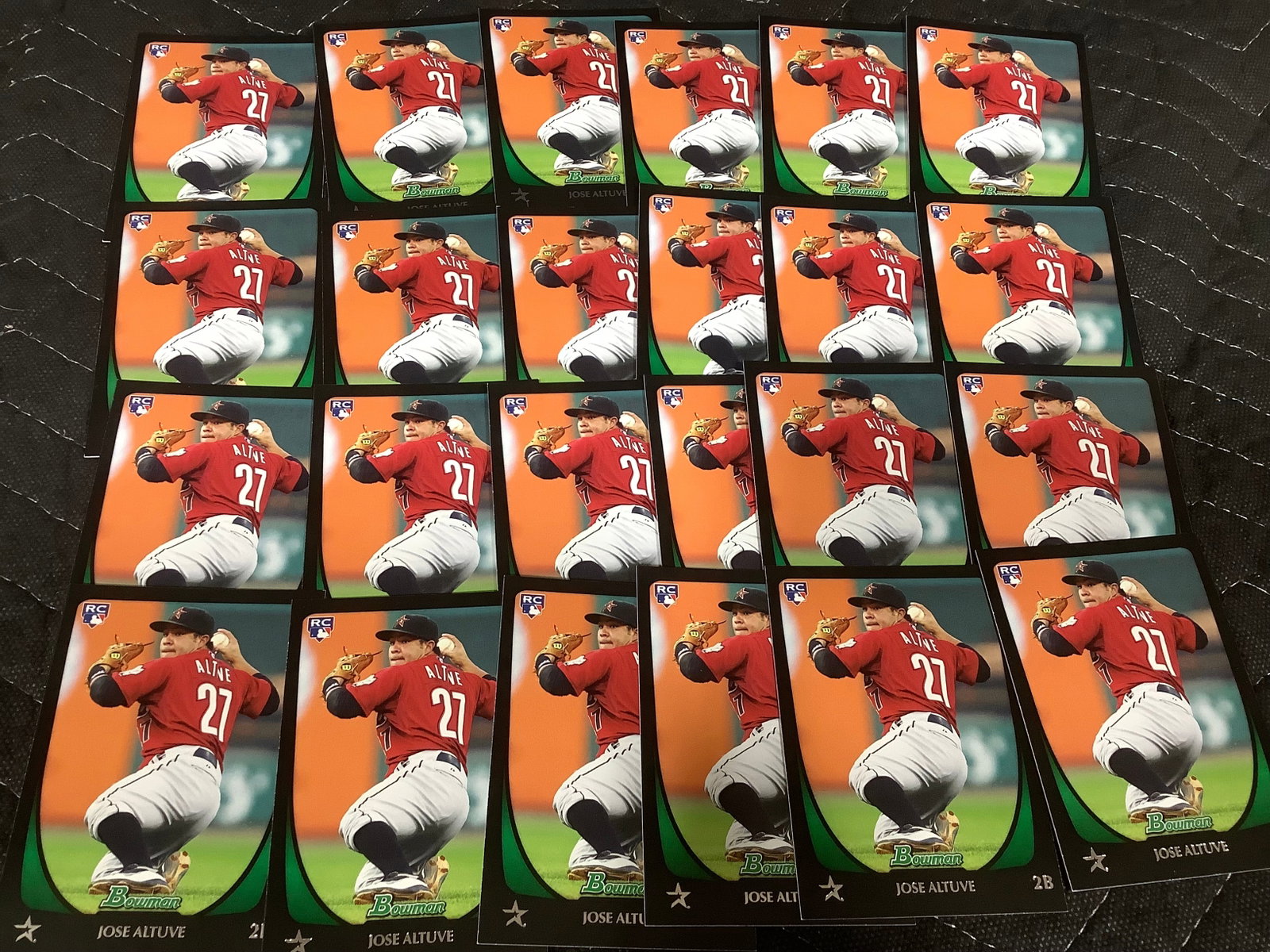 Jose Altuve Lot of Rookie Cards (1 of 1)