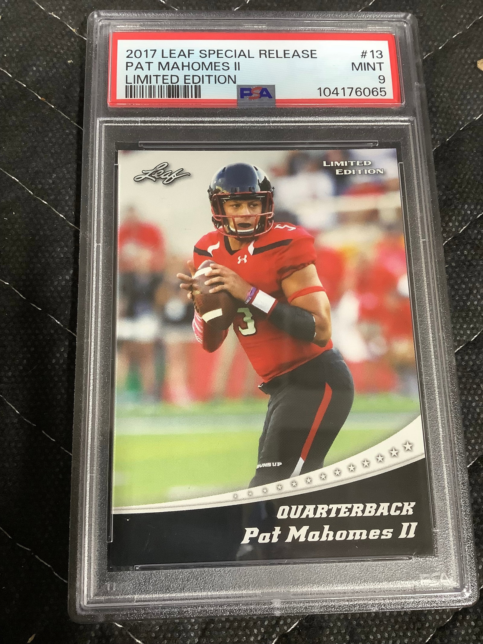 2017 Pat Mahomes Graded Card (1 of 1)