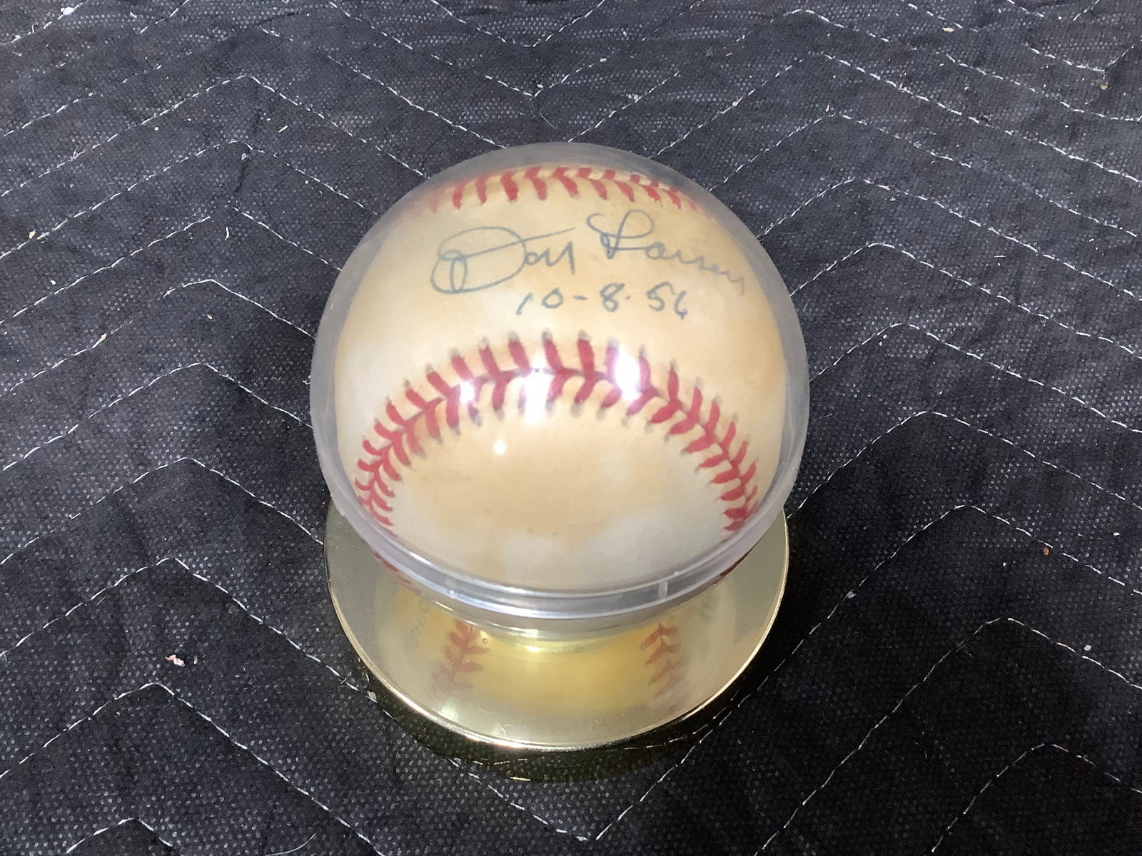 Baseball Signed by Don Larsen: Baseball Signed by Don Larsen