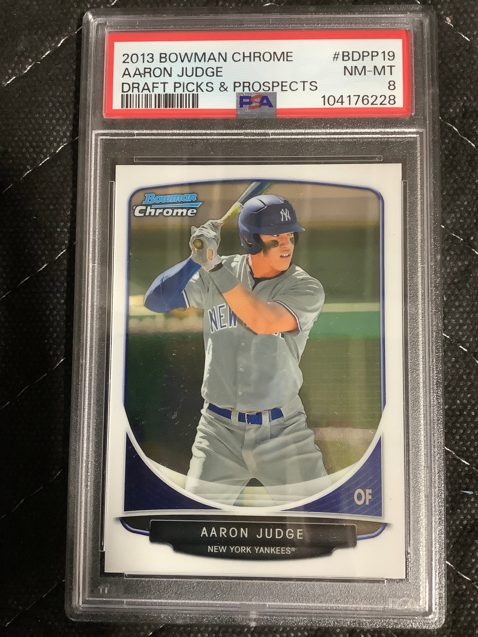 2013 Bowman Chrome Aaron Judge Graded Card (1 of 1)