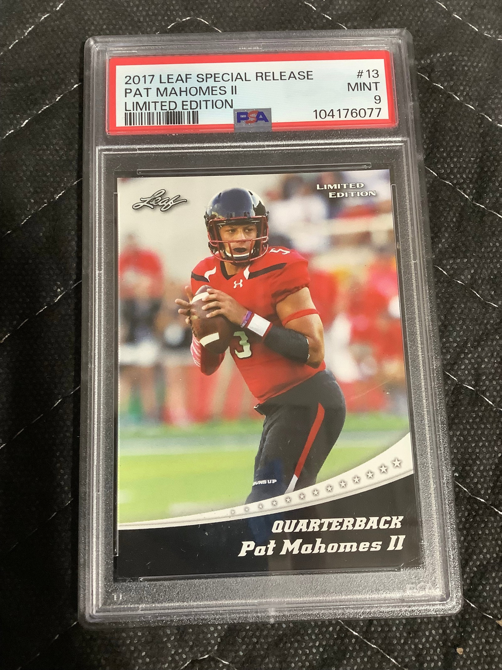 2017 Pat Mahomes Graded Card (1 of 1)