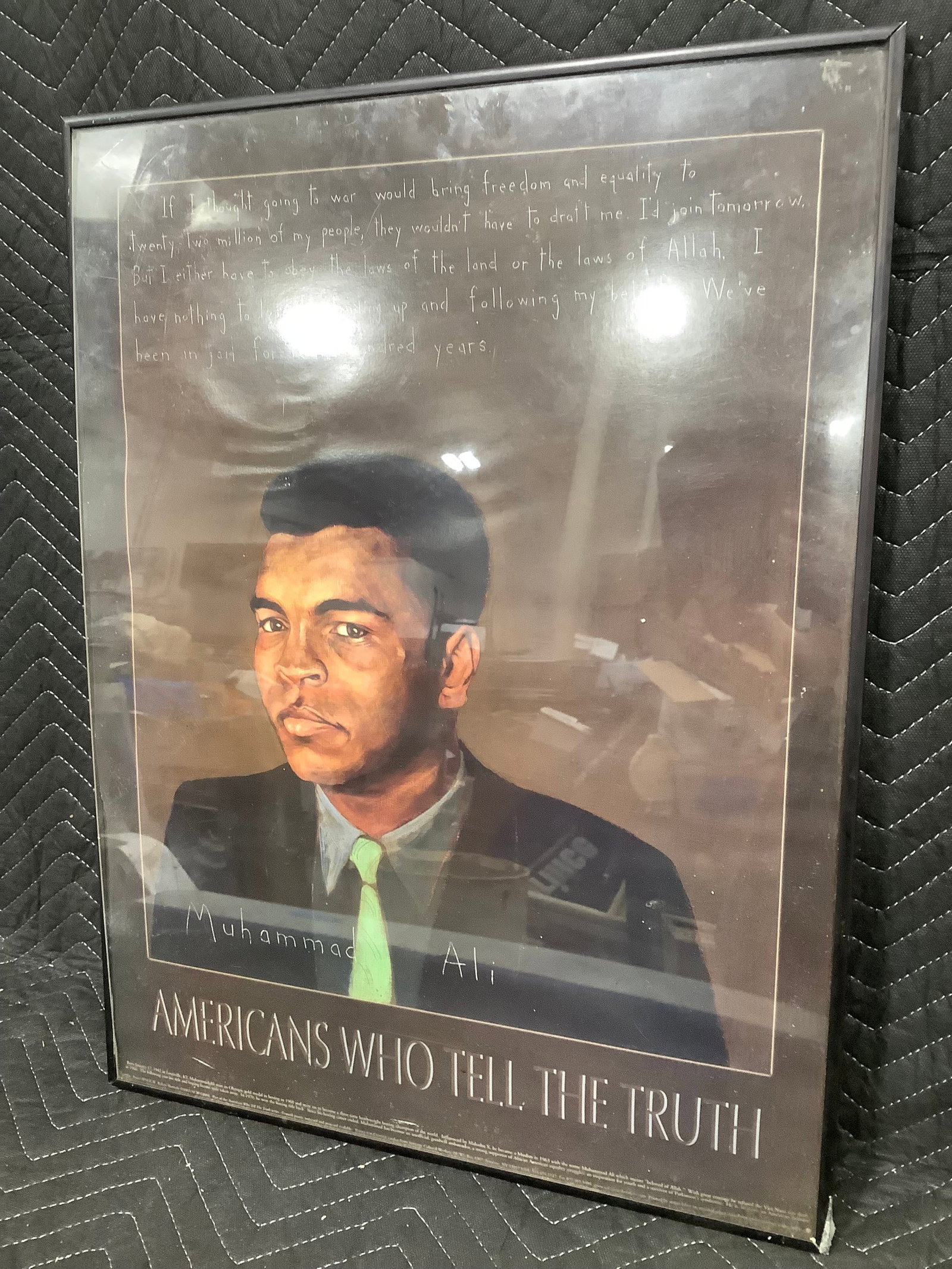 Framed Muhammad Ali print(18.5inx24.5in): Framed Muhammad Ali print(18.5inx24.5in)