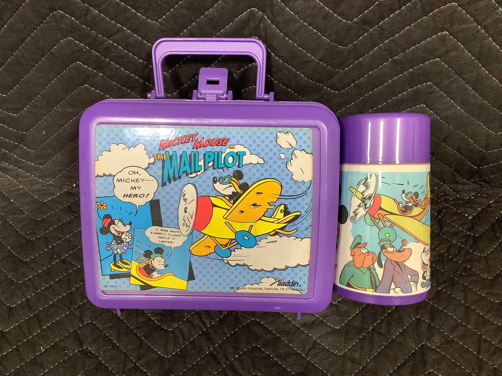 Vintage Mickey Mouse lunchbox/thermos set (1 of 1)
